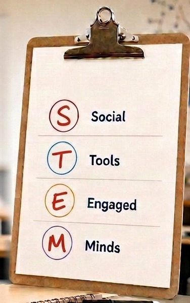 The Classroom Checklist: S Social, T Tools, E Engaged, M Minds